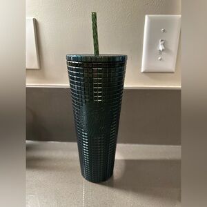Starbucks 24oz tumbler holiday green